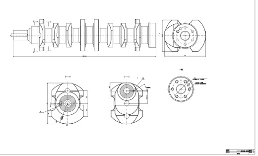 490柴油机曲轴设计三维Creo3.0带参+CAD+说明书缩略图