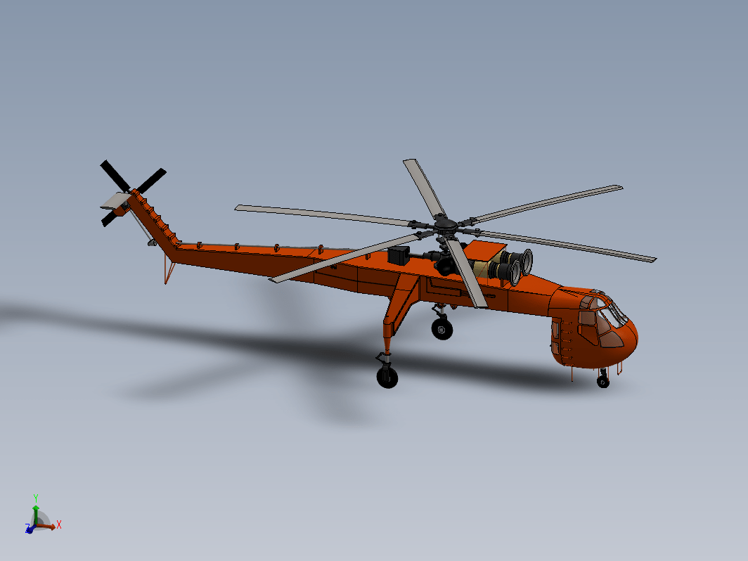 Sikorsky S64 Crane外挂式运输直升机