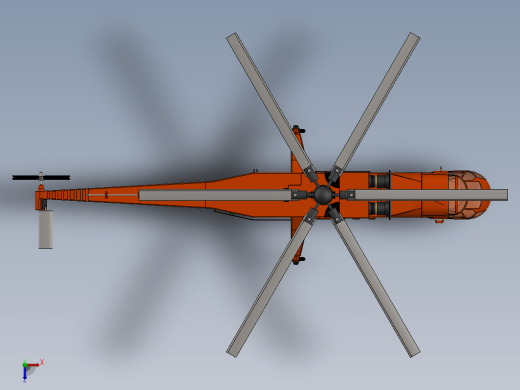 Sikorsky S64 Crane外挂式运输直升机缩略图