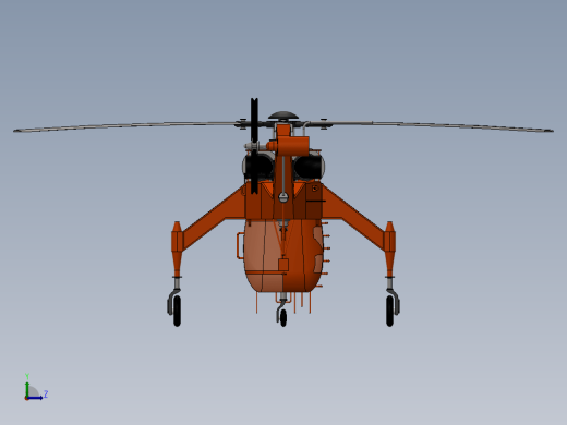 Sikorsky S64 Crane外挂式运输直升机缩略图