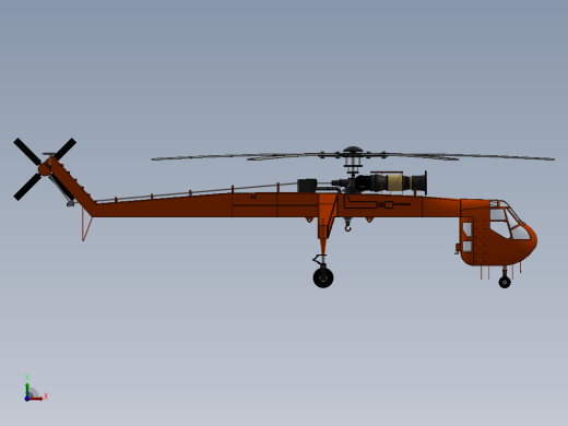 Sikorsky S64 Crane外挂式运输直升机缩略图