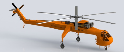 Sikorsky S64 Crane外挂式运输直升机缩略图