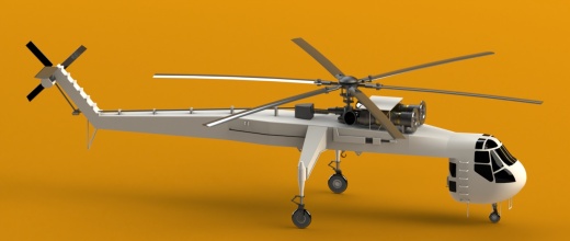 Sikorsky S64 Crane外挂式运输直升机缩略图