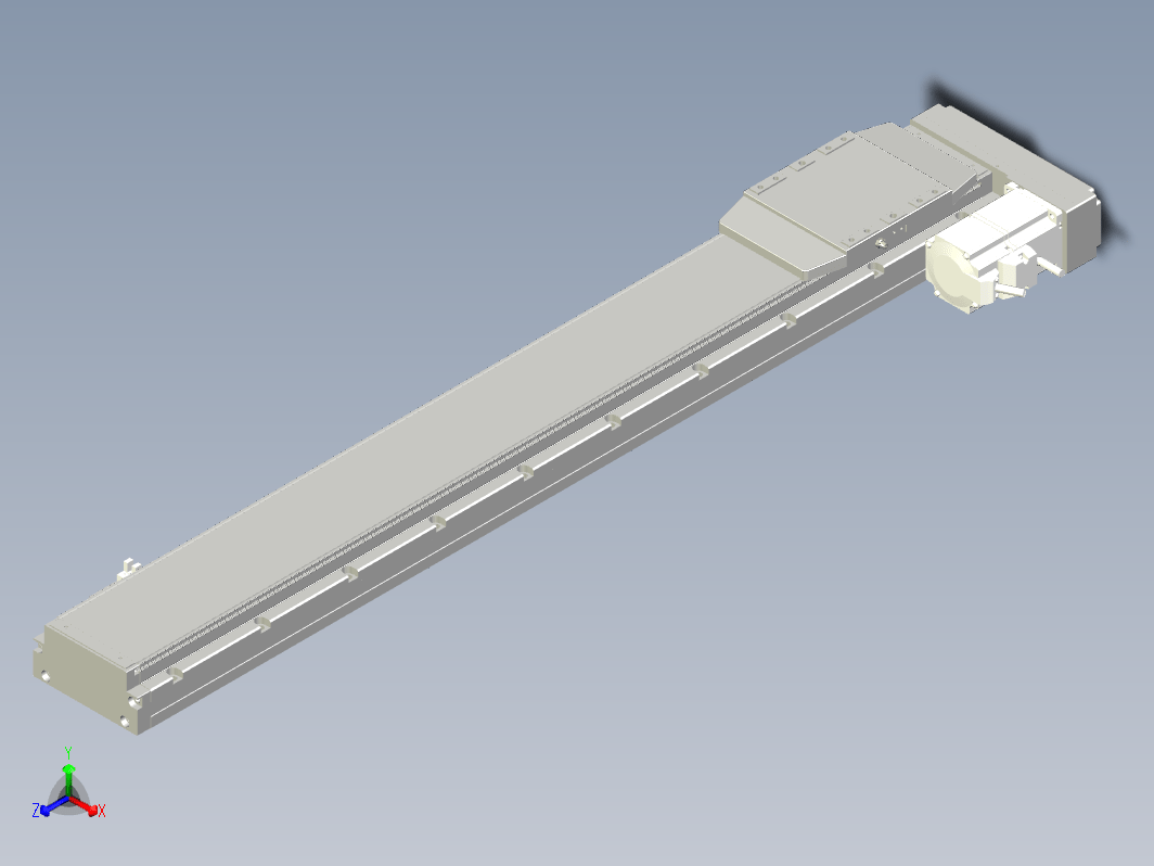 轨道内嵌式螺杆滑台KGH12-750-BR-400W-C4