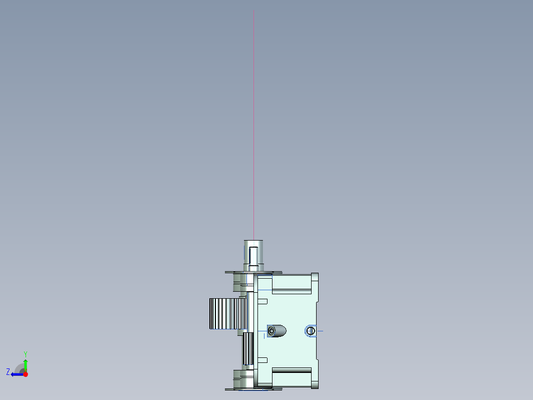 UG二级减速机图纸