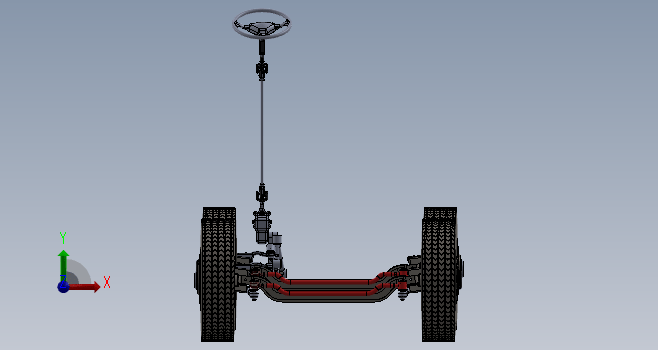 双前桥重型汽车转向系统的设计与研究三维SW2013带参+CAD+说明