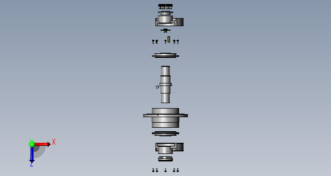 激振器YKR130装配体