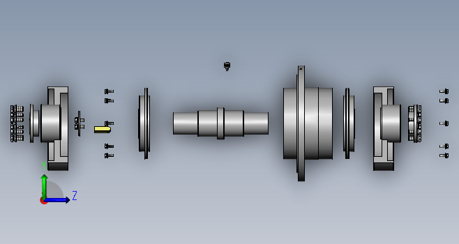 激振器YKR130装配体