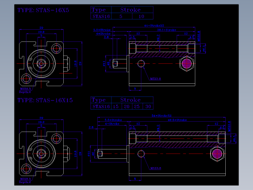 SDA气缸 83-STA-16-SN