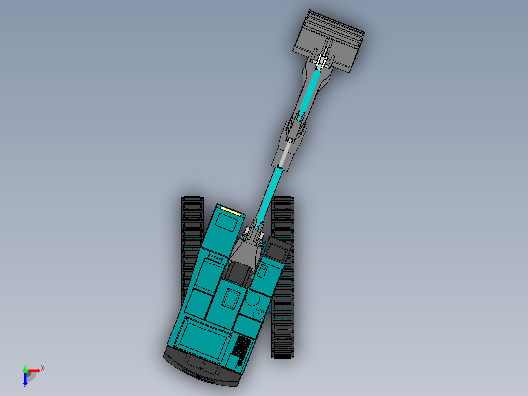 履带挖掘机3D图 Excavator ZeroTwo