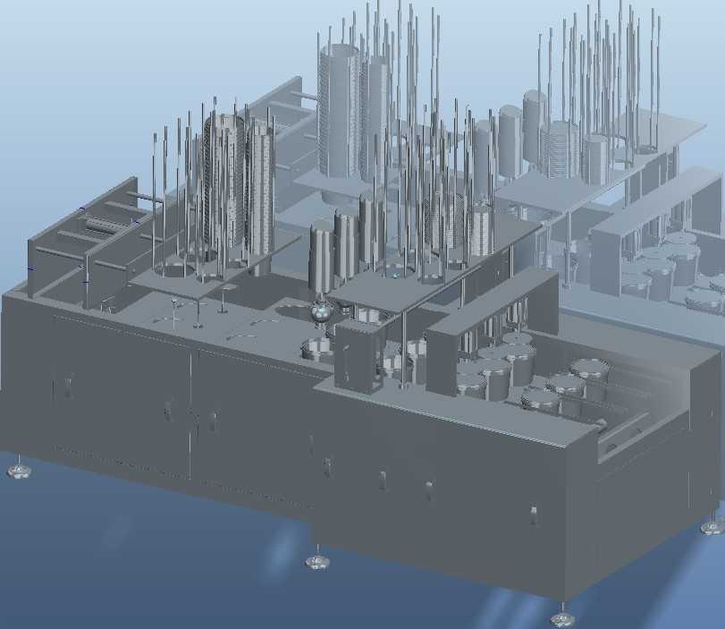 964桶灌装机PROE设计