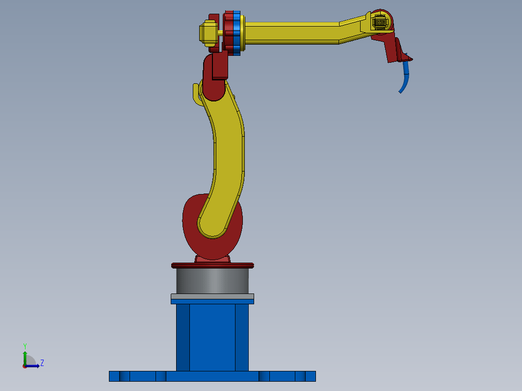 现代Robat机械臂简易外观模型