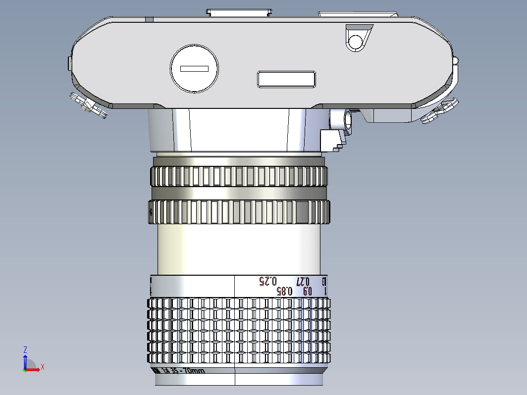 宾得P30相机(带镜头)模型