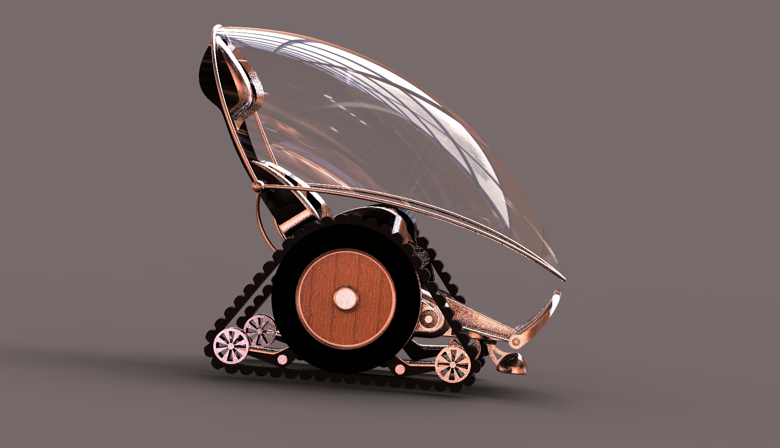 steampunk蒸汽朋克造型轮椅