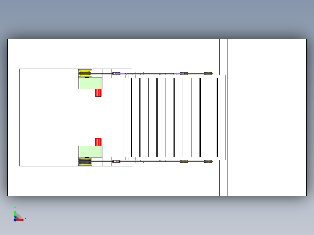 渡船缆索演示机构