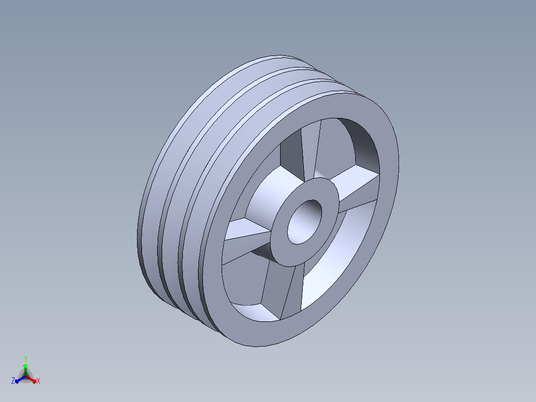 皮带轮 3D模型