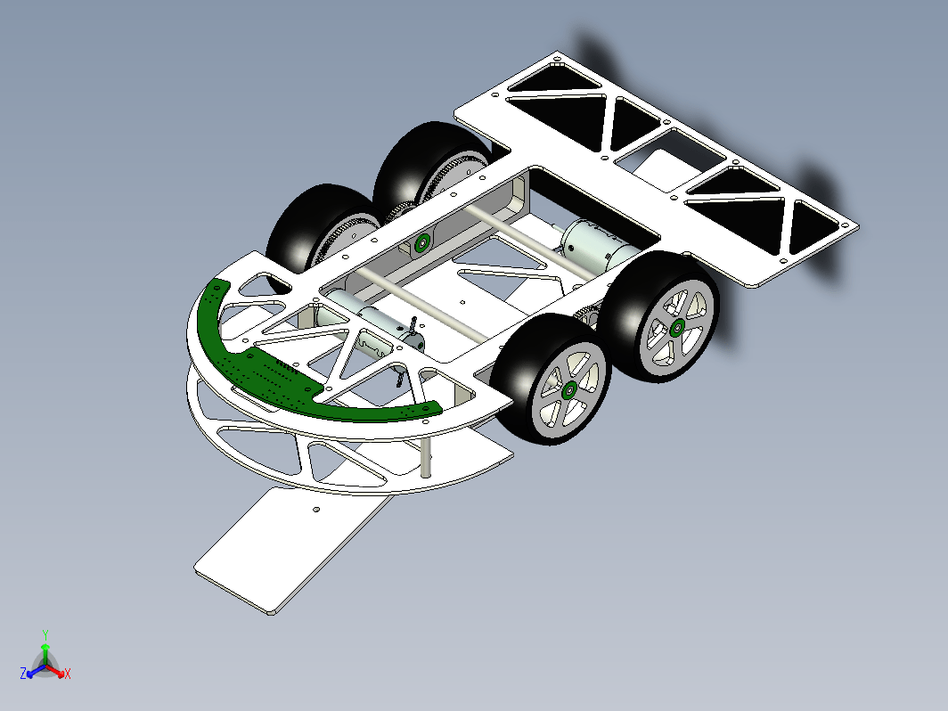 bogie四轮玩具小车