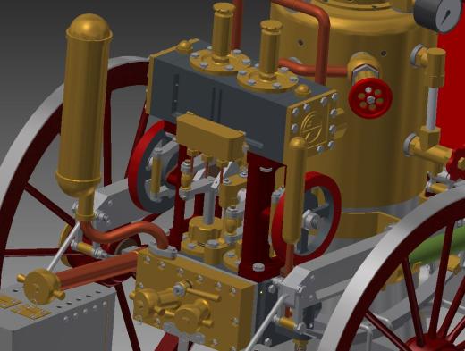 Shand Mason老式蒸汽火车头三维建模图纸 solidworks设计 附二维工程图缩略图