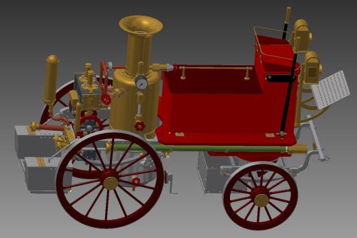 Shand Mason老式蒸汽火车头三维建模图纸 solidworks设计 附二维工程图缩略图