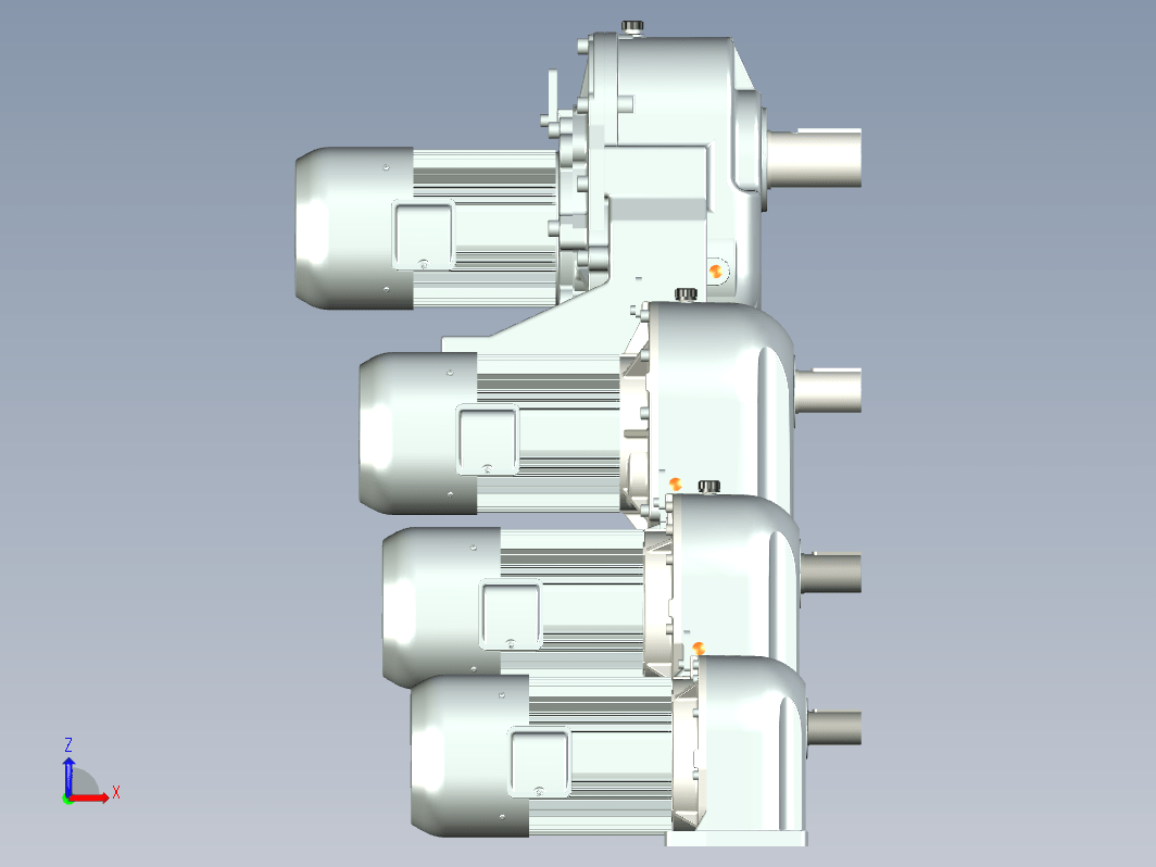 4款三菱电机减速机配刹车系列GM dbb -3.7 kw