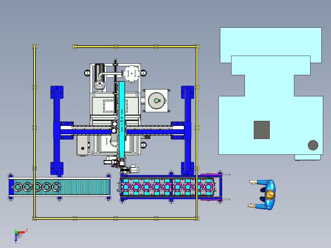 CNC XYZ龙门搬运设备