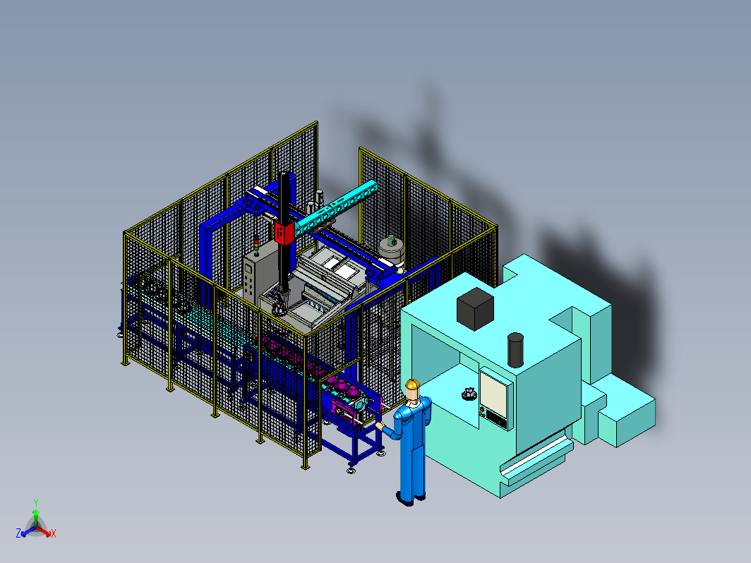 CNC XYZ龙门搬运设备