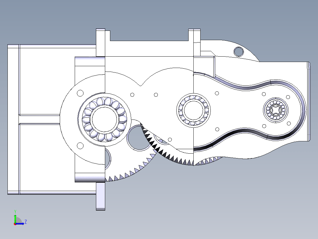 girbox二级斜齿轮箱