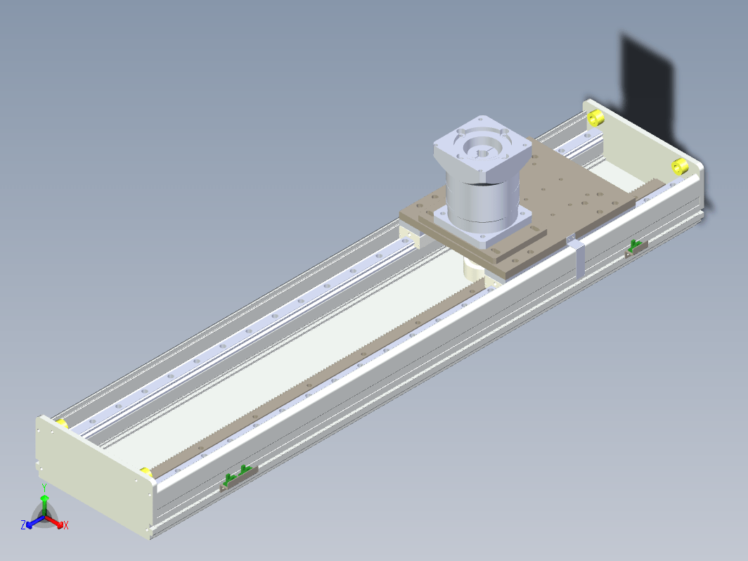 RDM270-900齿轮齿条模组 负载400kg 大负载模组 RDM270齿轮齿条模组