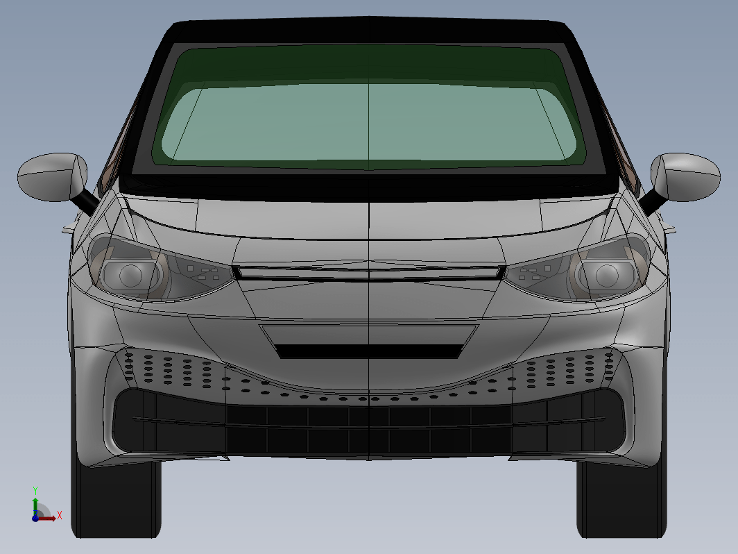 volkswagen ID3新型电动汽车外壳