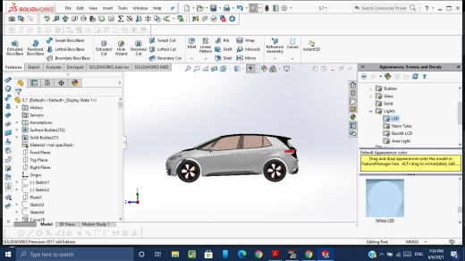 volkswagen ID3新型电动汽车外壳缩略图