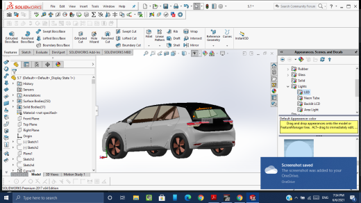 volkswagen ID3新型电动汽车外壳缩略图