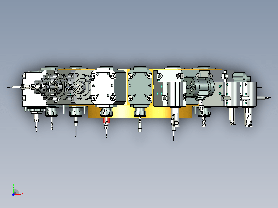 DMG MORI NLX2000刀具转台刀盘