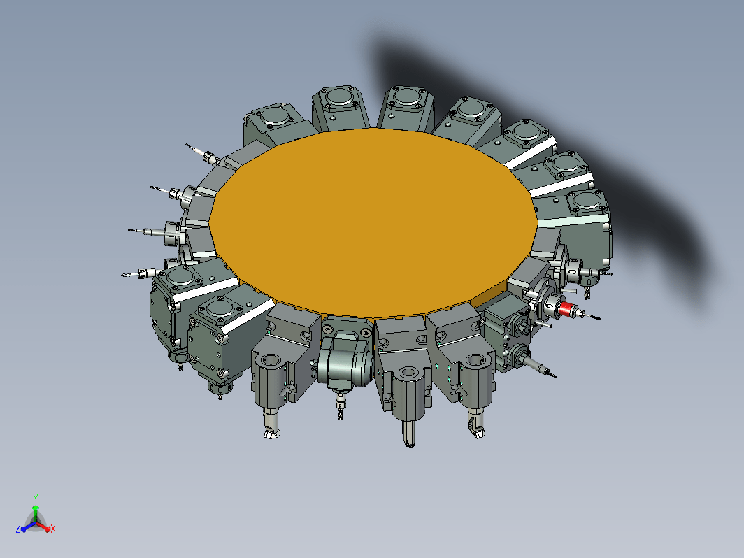 DMG MORI NLX2000刀具转台刀盘