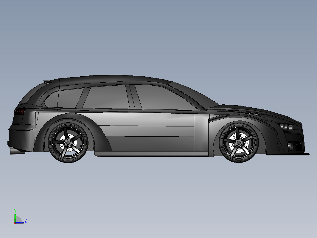 Alfa Romeo 159轿车简易外壳