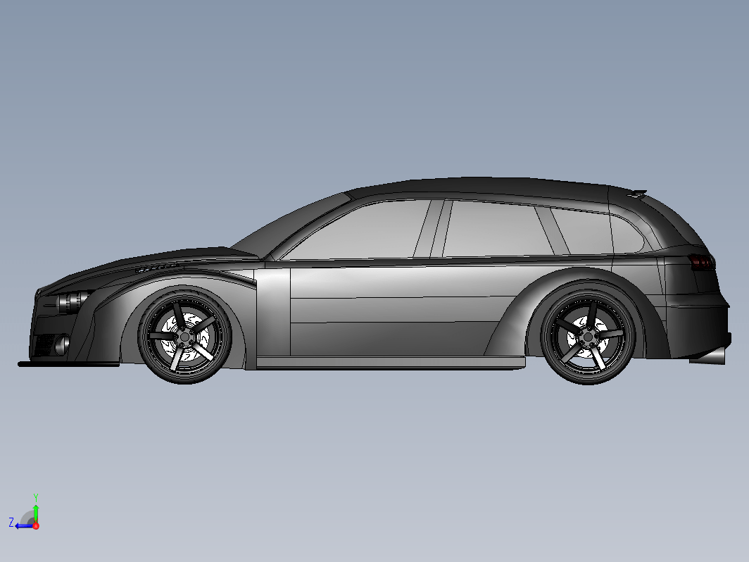 Alfa Romeo 159轿车简易外壳