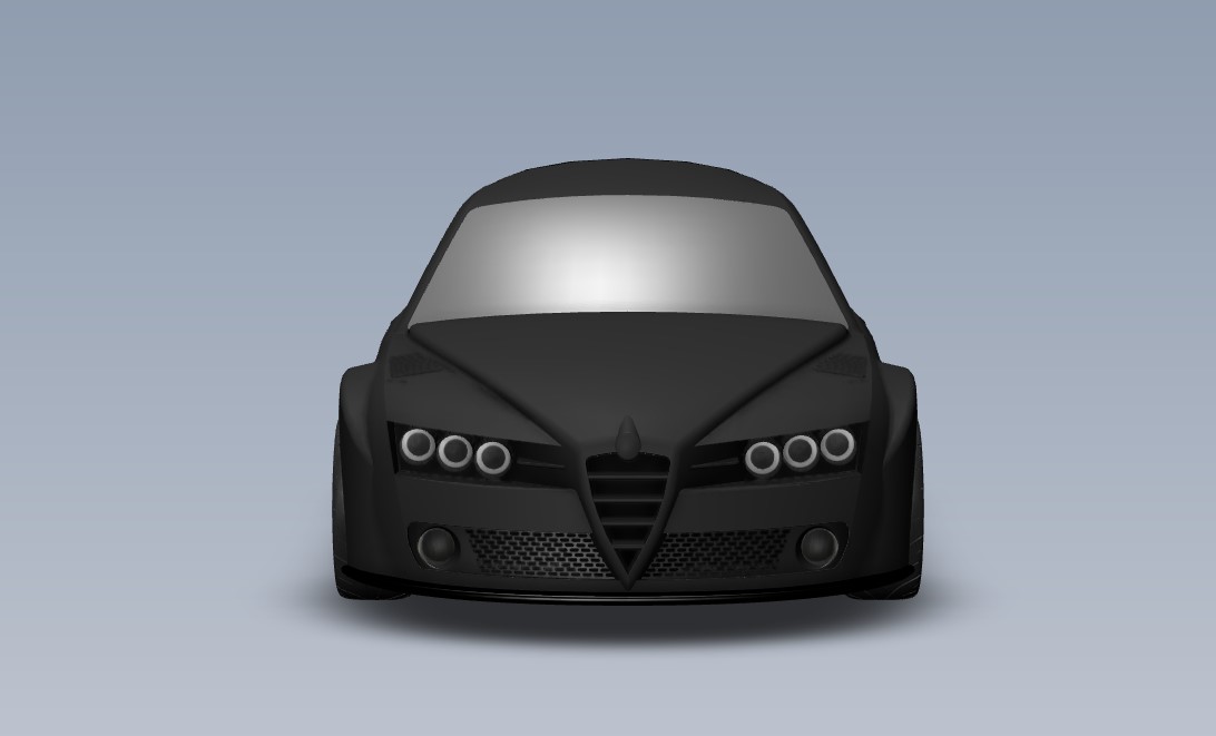 Alfa Romeo 159轿车简易外壳