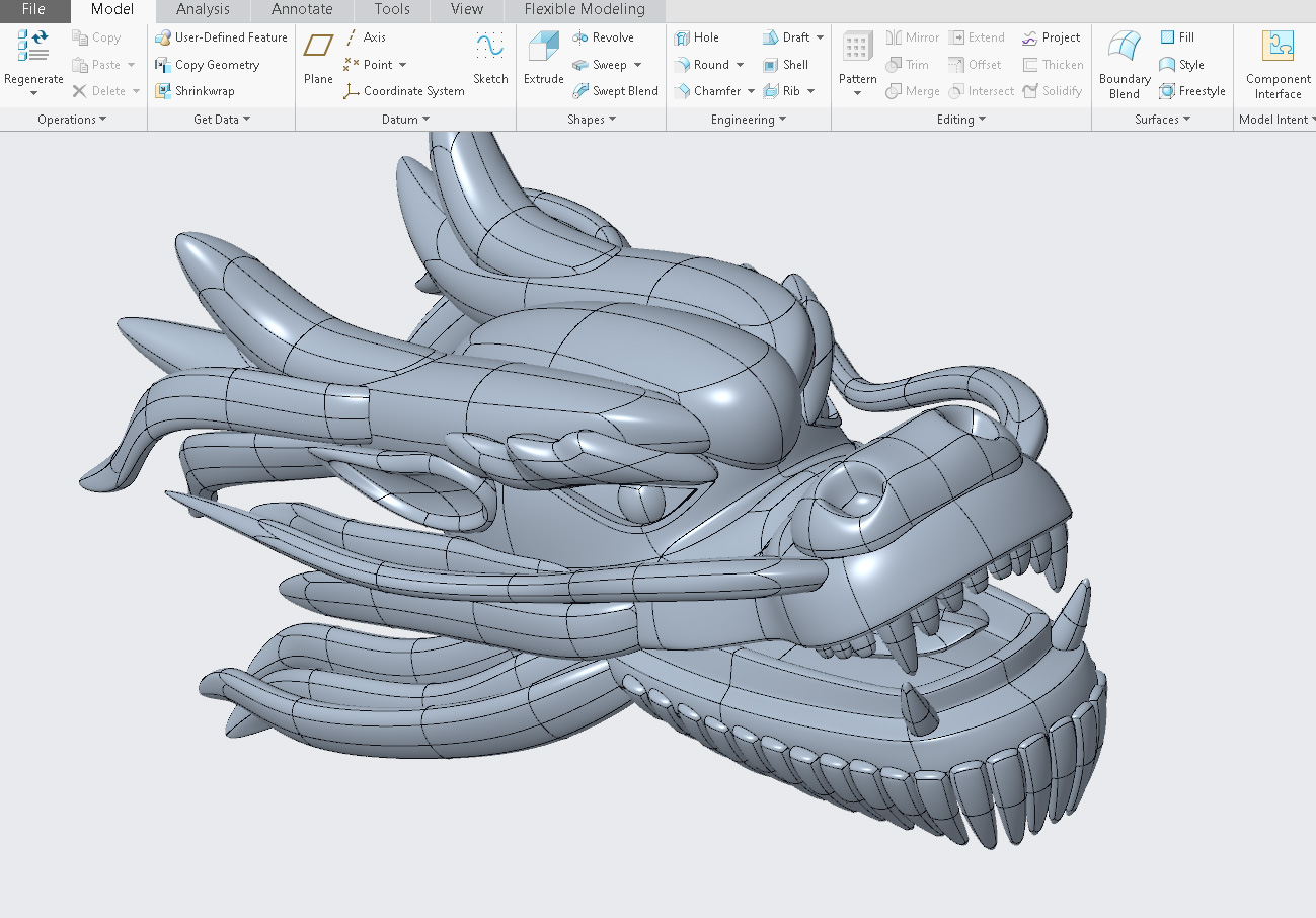 龙头3D模型