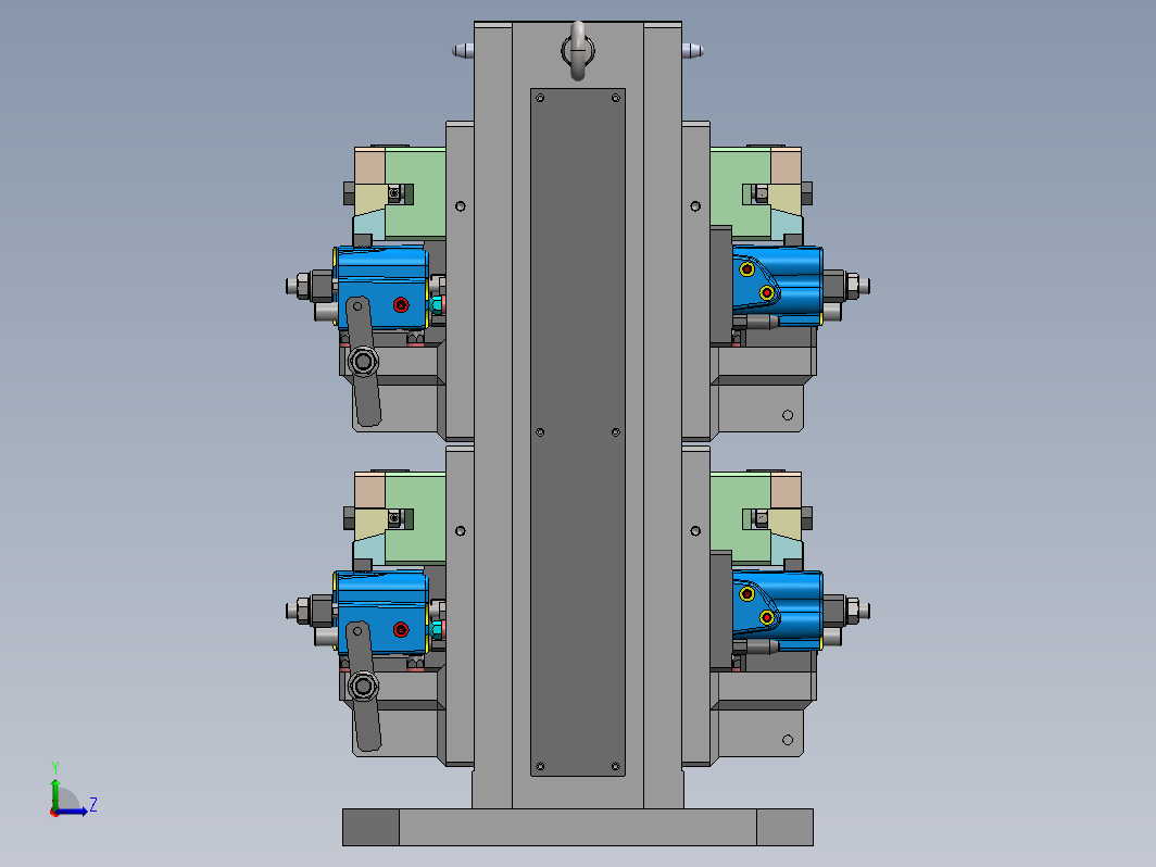 阀体夹具组立图