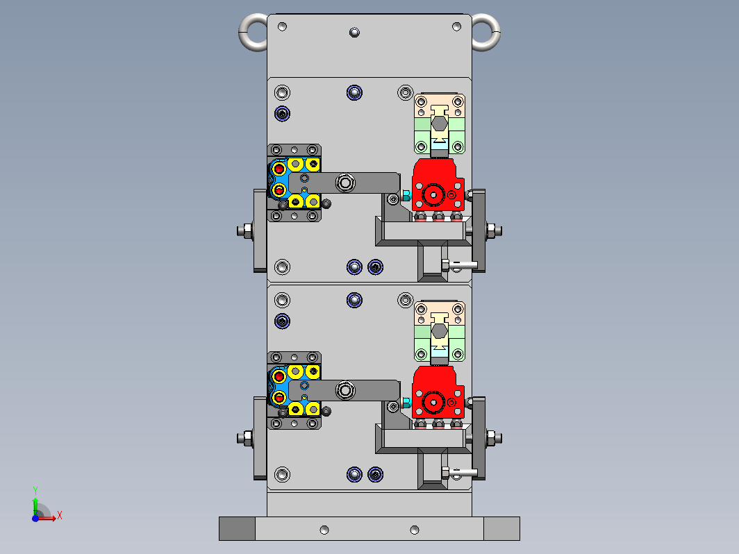 阀体夹具组立图