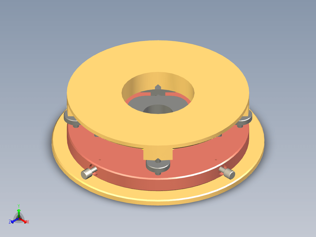 精密调心调平工作台CAD+说明