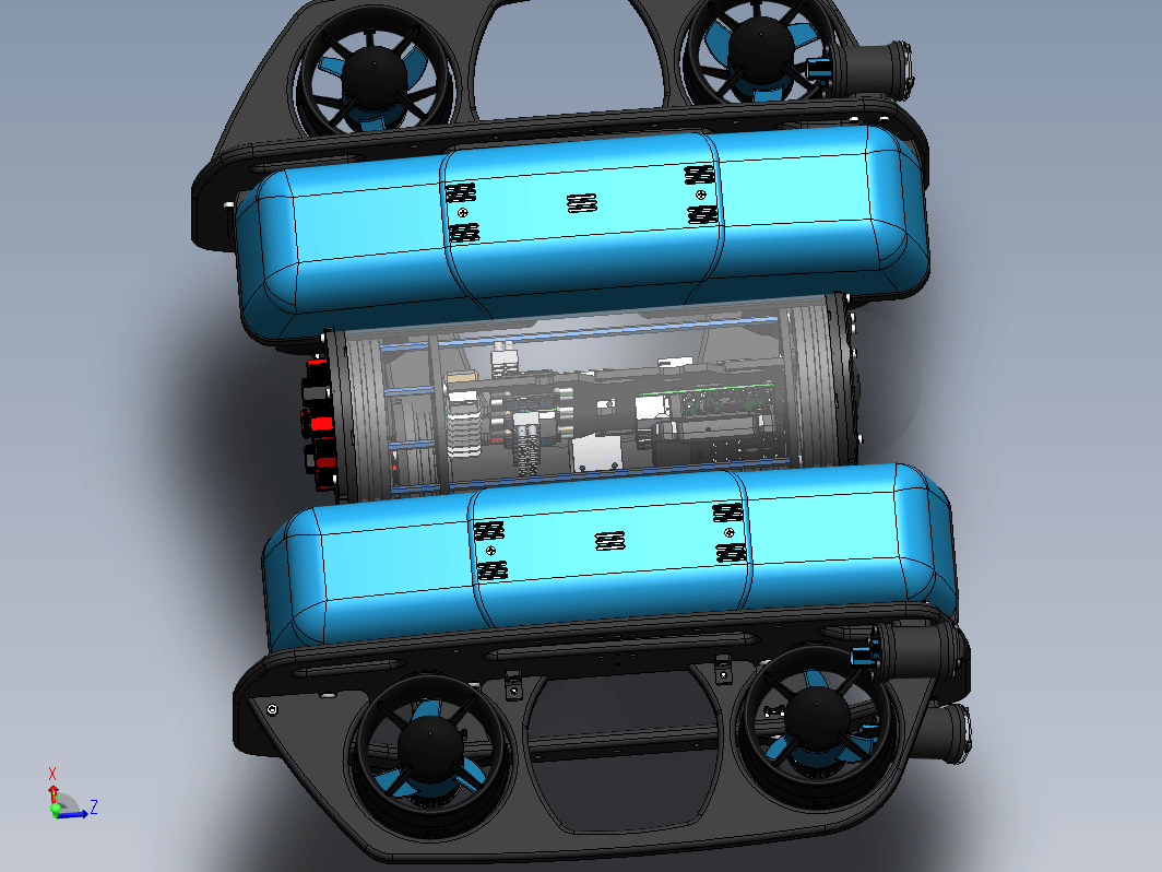 重型改装BlueROV2水下机器人