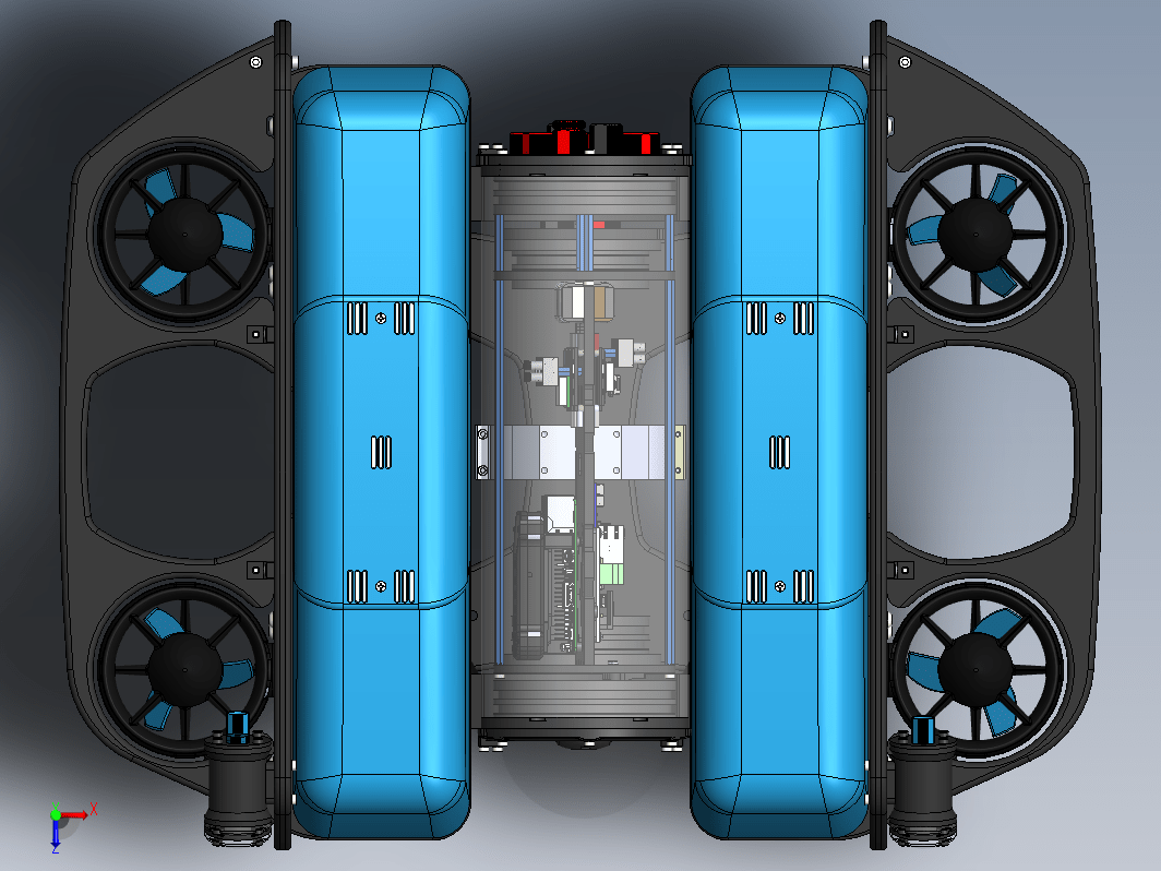 重型改装BlueROV2水下机器人