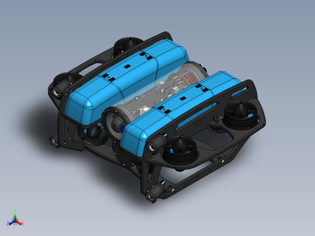 重型改装BlueROV2水下机器人