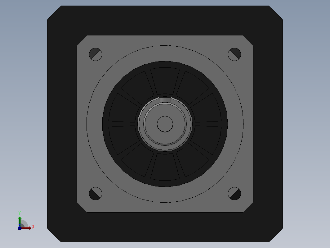 PLX90转120(孔输出)[PLX90-5-S2-P2-22]精密行星减速机