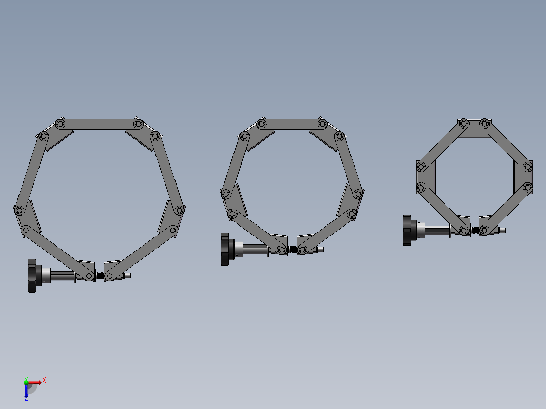 KF80-KF100-KF160 真空链式卡箍