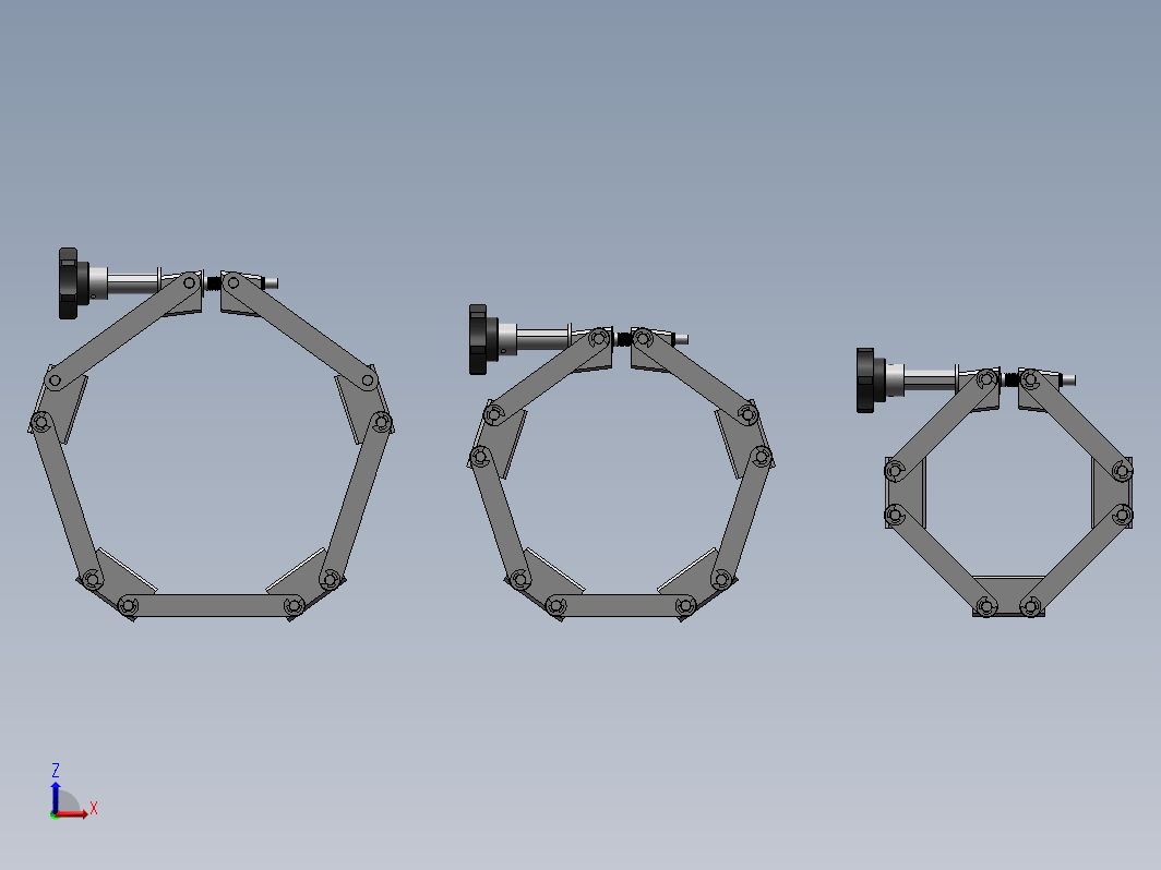 KF80-KF100-KF160 真空链式卡箍