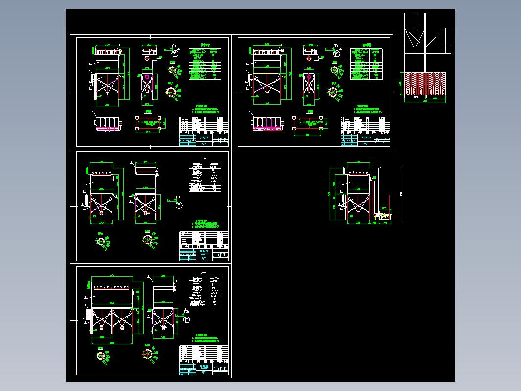 袋式除尘器CAD