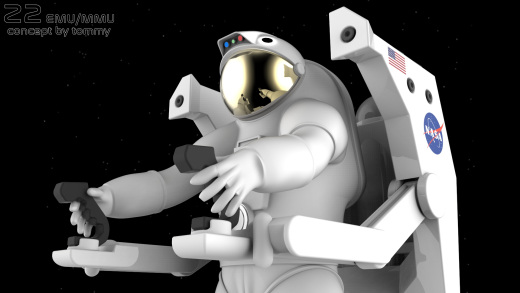 NASA Z2 EMU太空宇航服模型缩略图