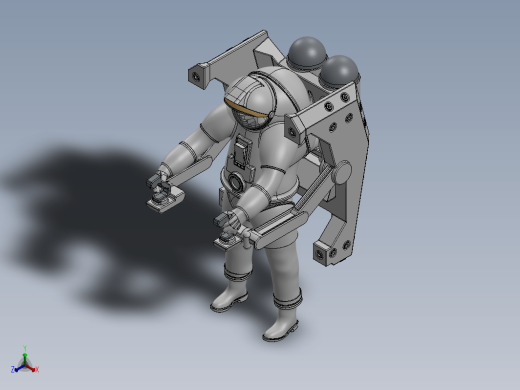 NASA Z2 EMU太空宇航服模型