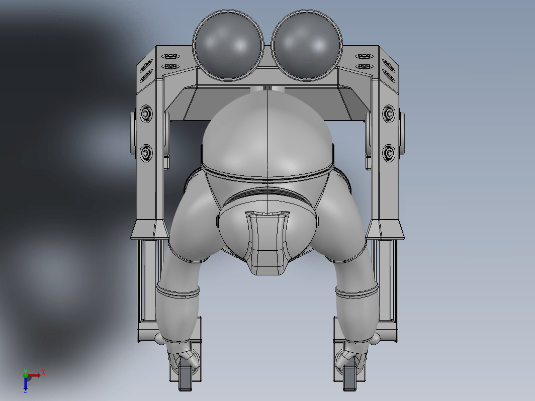 NASA Z2 EMU太空宇航服模型